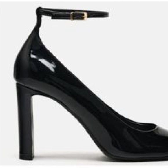 Zara hells with ankle strap - Black - 2210-319 - Picture 5 of 5